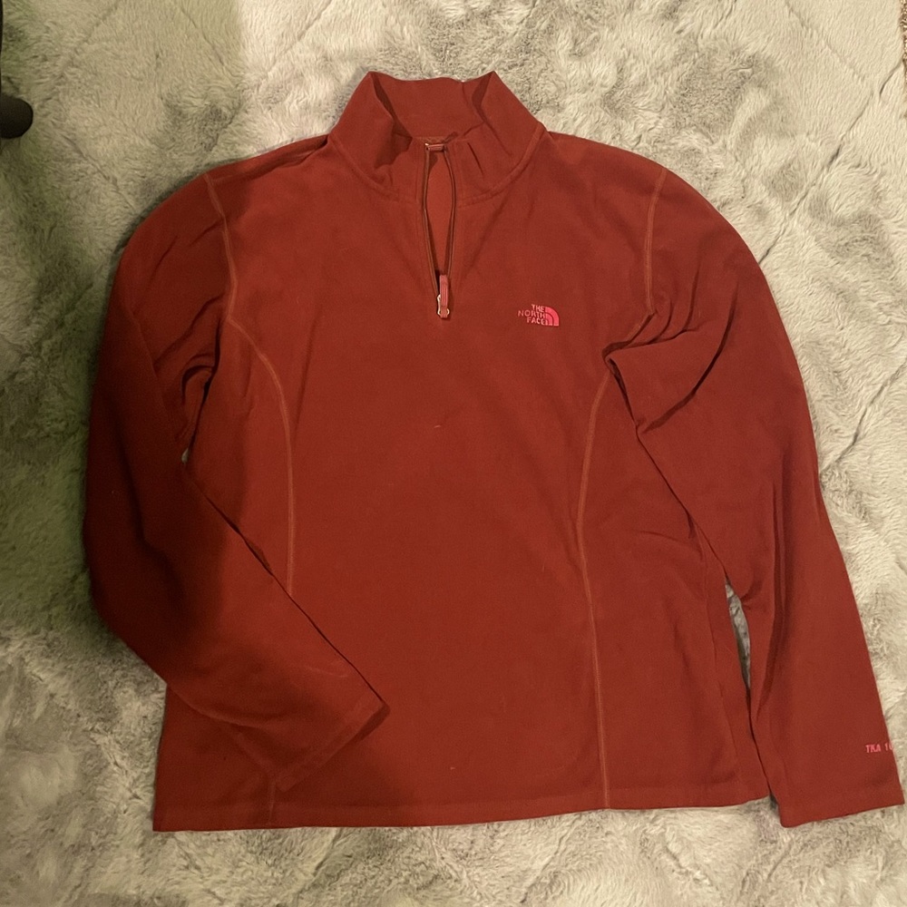 The North Face Dusky Red Quarter Zip